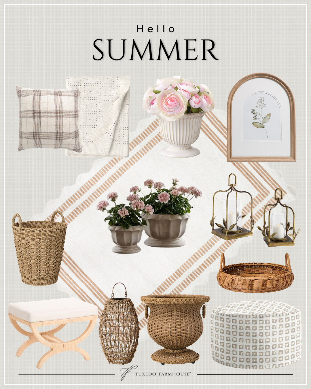 Hello, summer! ☀️ From woven textures and pretty lanterns to fresh florals, baskets, and timeless accents, these are the pieces giving my home that relaxed summer feel. Easy, neutral, and full of charm—perfect for refreshing your spaces for the season ahead.

#LTKHome #LTKStyleTip #LTKSeasonal #SummerDecor #NeutralHome #HomeStyling #CoastalInspired #DecorFavorites 

 