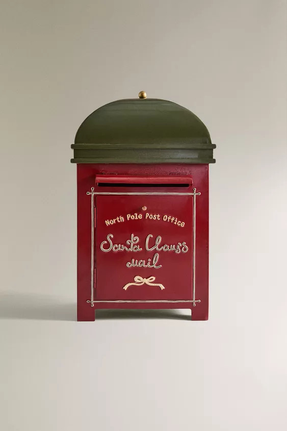 SANTA CLAUS MAILBOX CHRISTMAS ORNAMENT | Zara US
