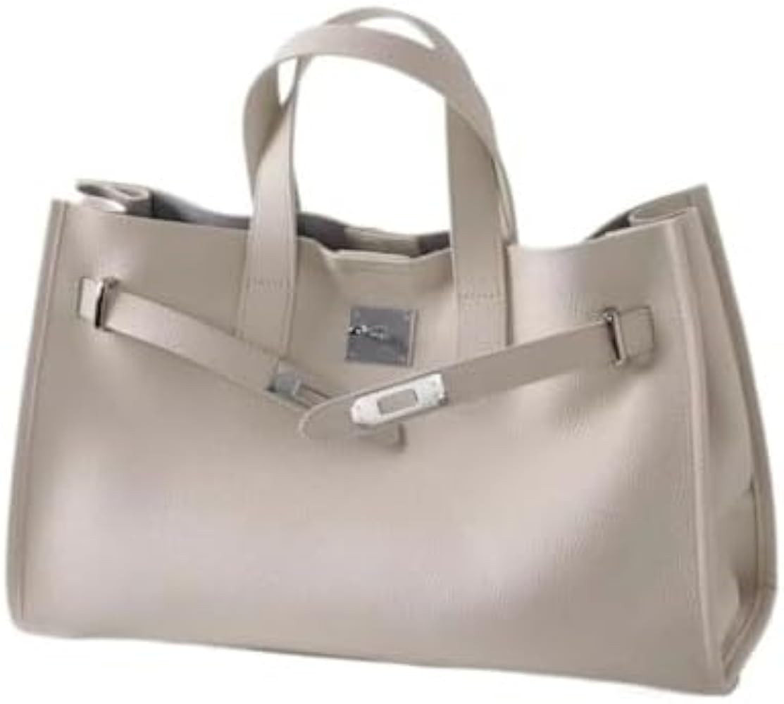 Leather Totes Handbag Shoulder Bag Sling Hobo Commuter Crossbody Bag Large Capacity Locker Versat... | Amazon (US)