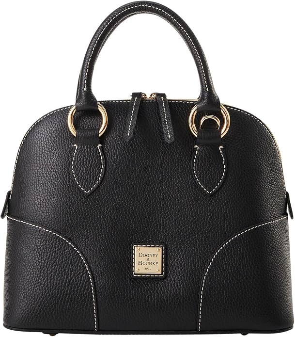 Dooney & Bourke Handbags for Women, Leather Domed Satchel Handbag Strap | Amazon (US)