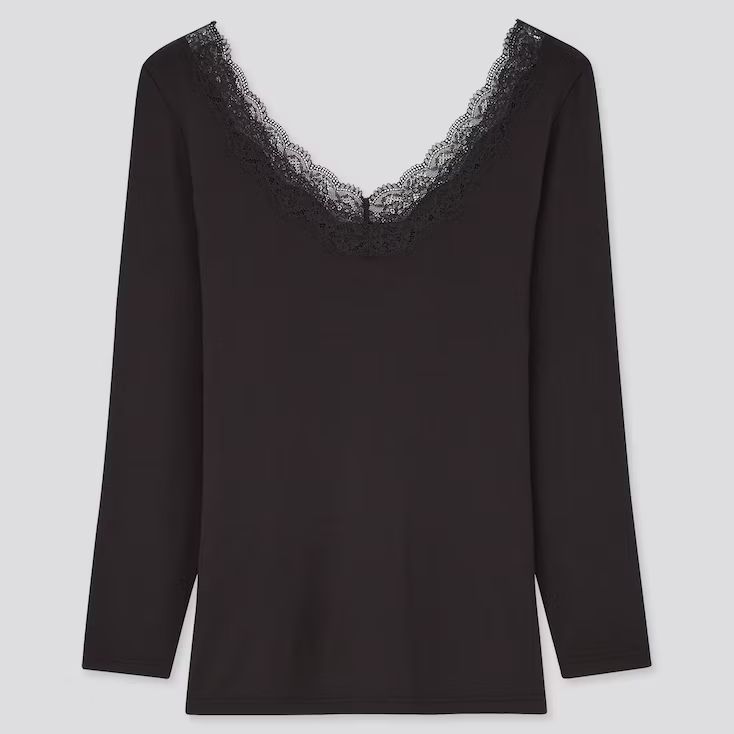 WOMEN HEATTECH BALLET NECK LONG-SLEEVE T-SHIRT | UNIQLO (US)