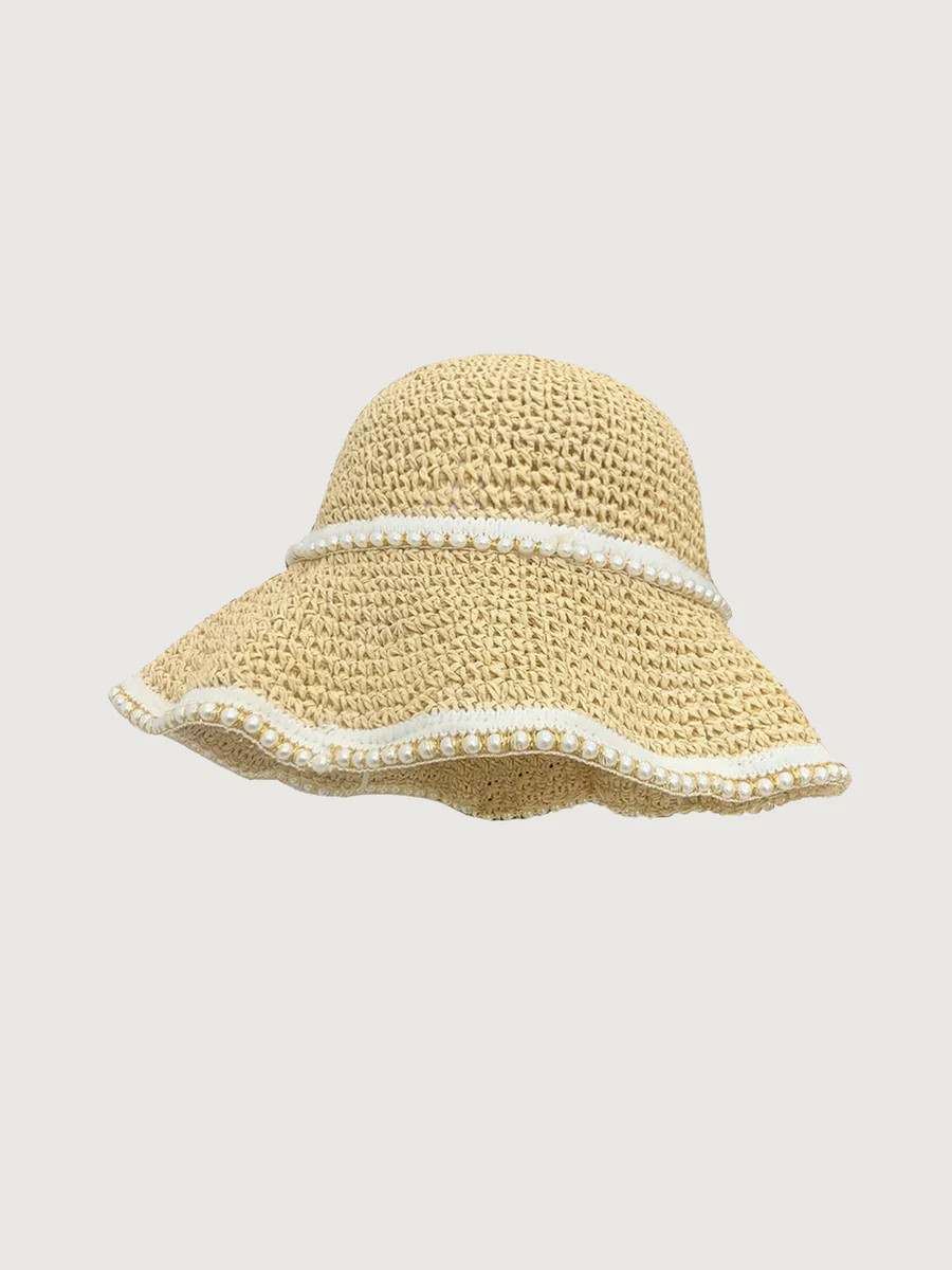 Beige Knitted Hat & Reviews - Beige - Sustainable Hats | BERLOOK | BERLOOK