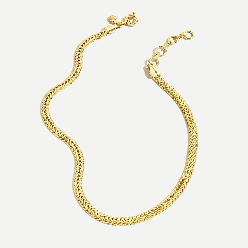 Herringbone gold chain necklace | J. Crew US