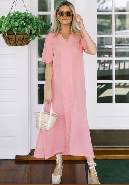 Lake pajamas has me in a chokehold these days!! And love this caftan dress and am eyeing it for lazy summer days / as an easy postpartum outfit. It’s perfect for dinner at the beach , running errands , or just chic lounging

Oversized linen dress , flowy summer dresses, bump friendly dresses, postpartum dresses , summer dresses under $150, 100% cotton dress , caftan dresses , beach vacation 

#LTKbump #LTKSeasonal #LTKstyletip