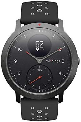 Withings Steel HR Sport - Multisport hybrid Smartwatch, connected GPS, heart rate, fitness level ... | Amazon (US)