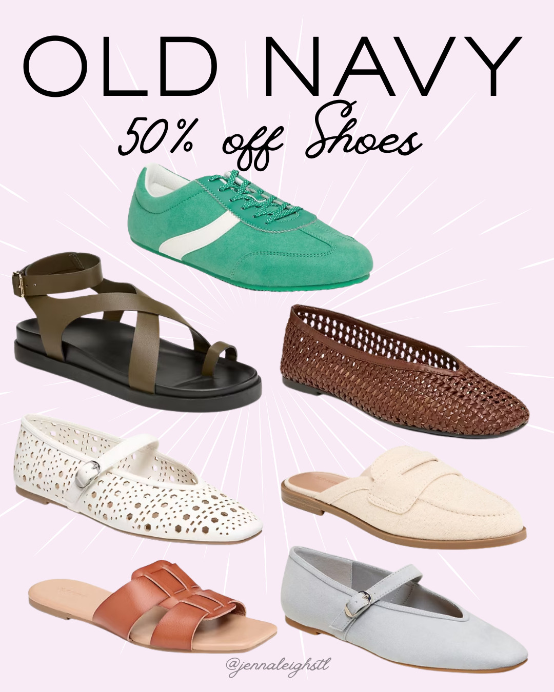 Old Navy has 50% off shoes today 🙌 such a good time to grab sandals and summer staples. 

 #LTKSeasonal #LTKSaleAlert #LTKMidsize