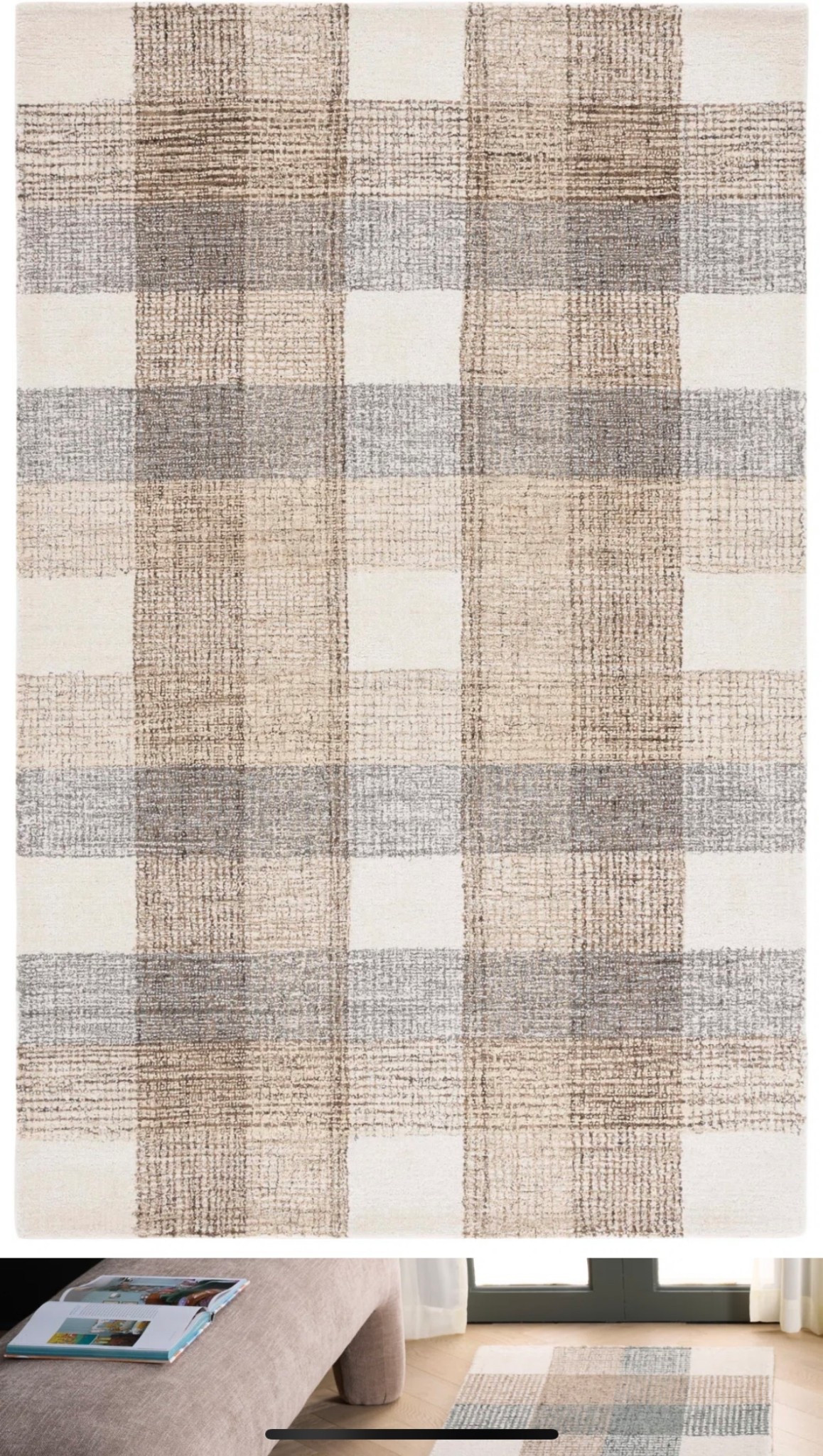 This neutral checkered rug starts at just $86 for a 6 foot runner. 
Love this style and it’s hand tufted! 

Check it out on Wayfair in multiple sizes.




#LTKHome #LTKSaleAlert