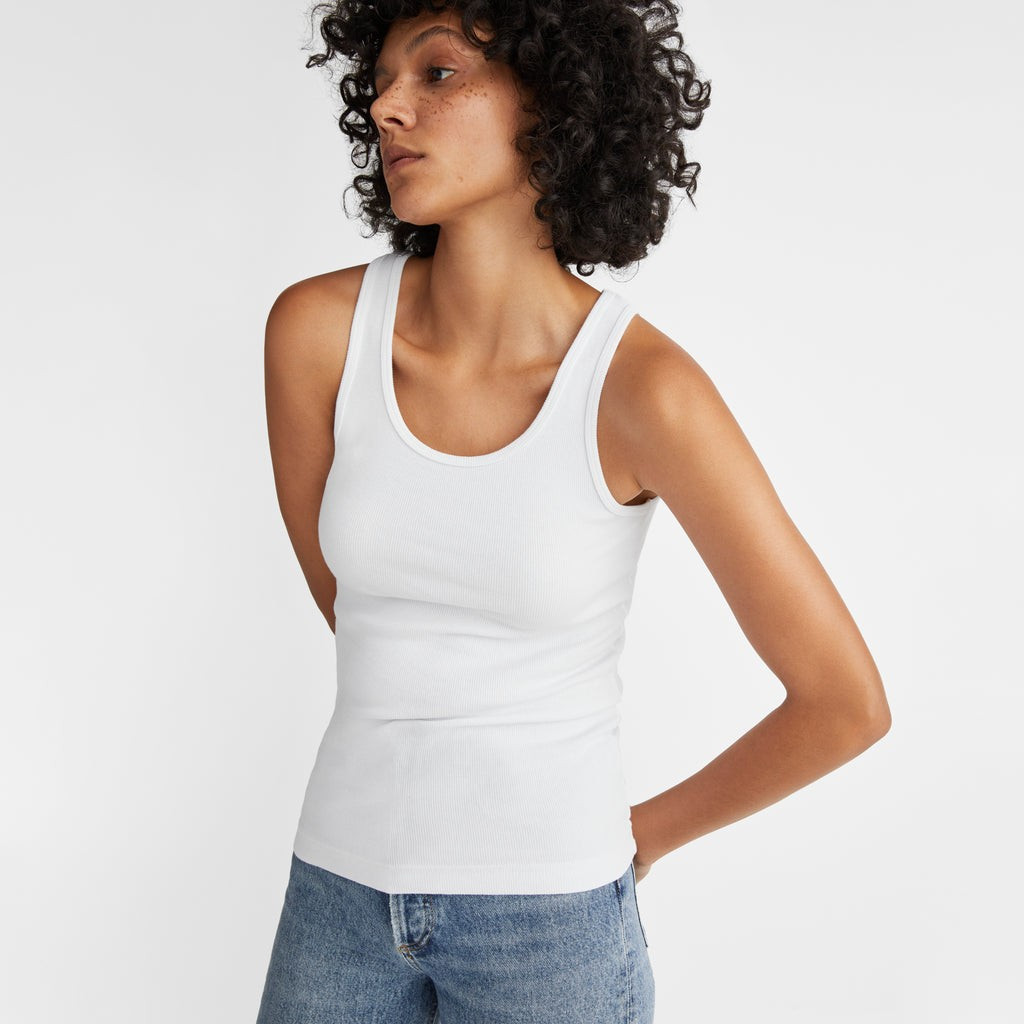 Rib Tank - White | American Giant