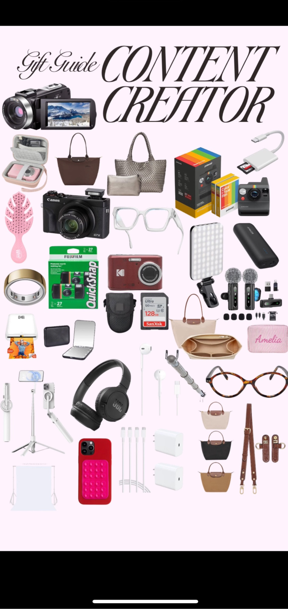 Gift guide for the content creator! & truly any girly 💘

#LTKHoliday #LTKCyberWeek #LTKGiftGuide