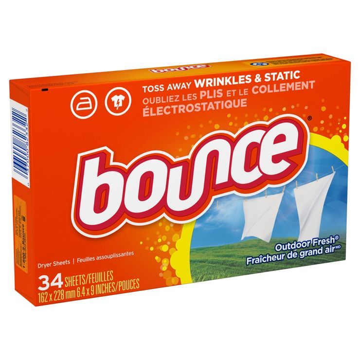 Bounce Outdoor Fresh Fabric Softener Sheets | Target