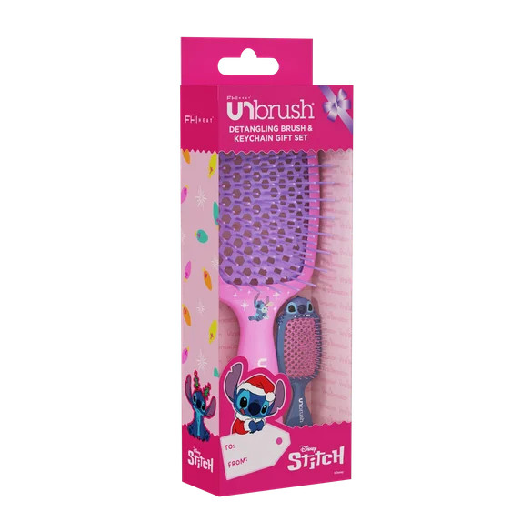 FHI Heat Disney Stitch UNbrush® Gift Set, Detangling for All Hair Types, Pink | Walmart (US)