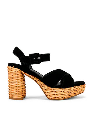 Jeffrey Campbell Amma Heel in Black Suede from Revolve.com | Revolve Clothing (Global)
