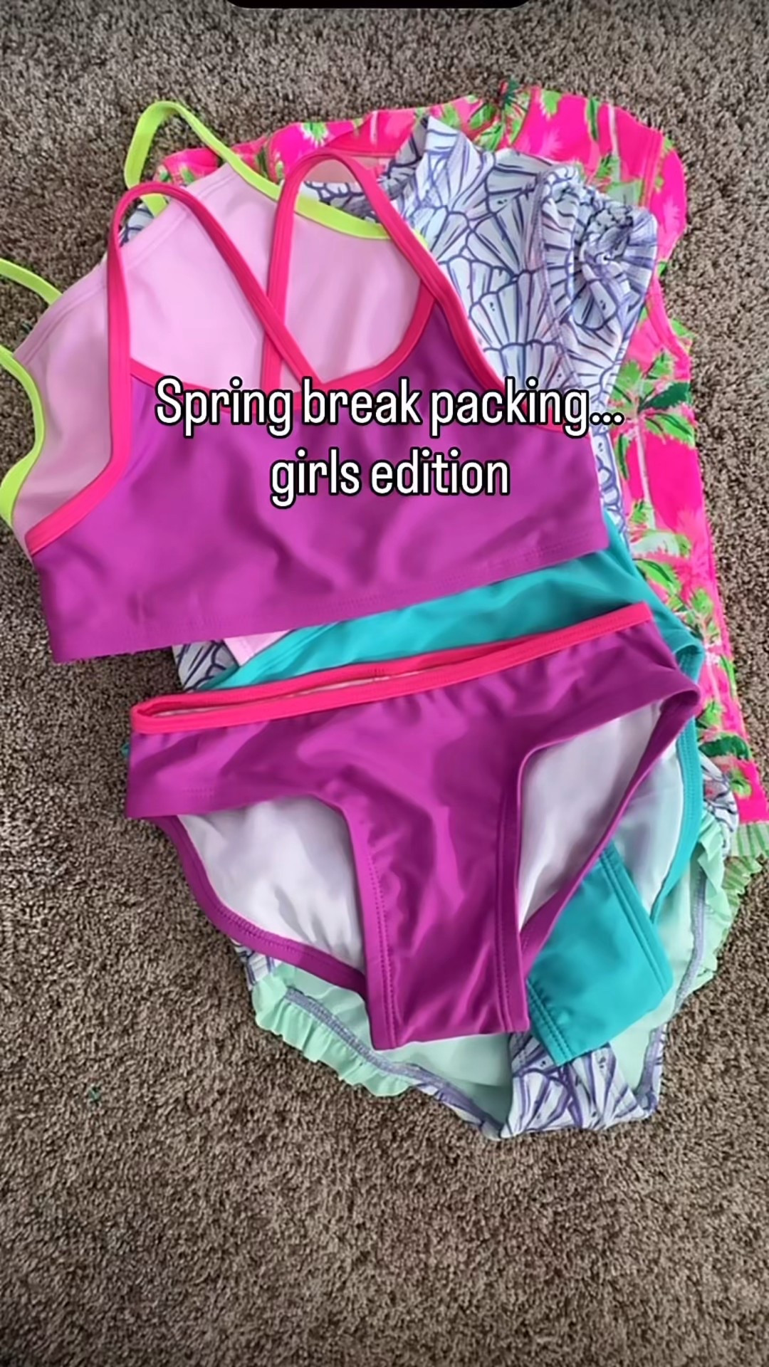 Spring Break Girls Swim & Vacation Essentials (Part 1)

Packing for spring break with girls? These are the swimsuits, beach accessories, and vacation outfits I’m bringing for our trip. From UPF rash-guard swimsuits and cute two-pieces to easy sandals, hats, sunglasses, graphic tees, and a mom-approved beach bag, these are practical, cute, and kid-approved picks.
Perfect for family beach trips, pool days, warm-weather vacations, and summer travel.
👉 Save this list — Part 2 coming soon.
*Mini Bogg bag on sale!*
*Linked similar items for items that are no longer available**
#ltkkids #vacation

#LTKKids #LTKTravel #LTKSaleAlert