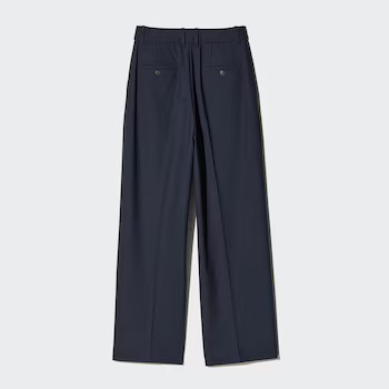 Wide-Fit Pleated Pants | UNIQLO (US)