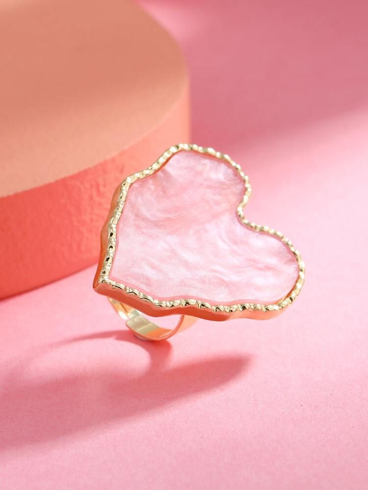 Heart Decor Ring | SHEIN