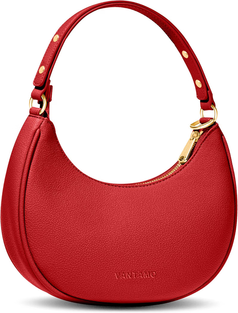 Vantamo Crescent Bags For Women with RFID Protection, Half Moon Clutch Purses for Women with Anti... | Amazon (US)