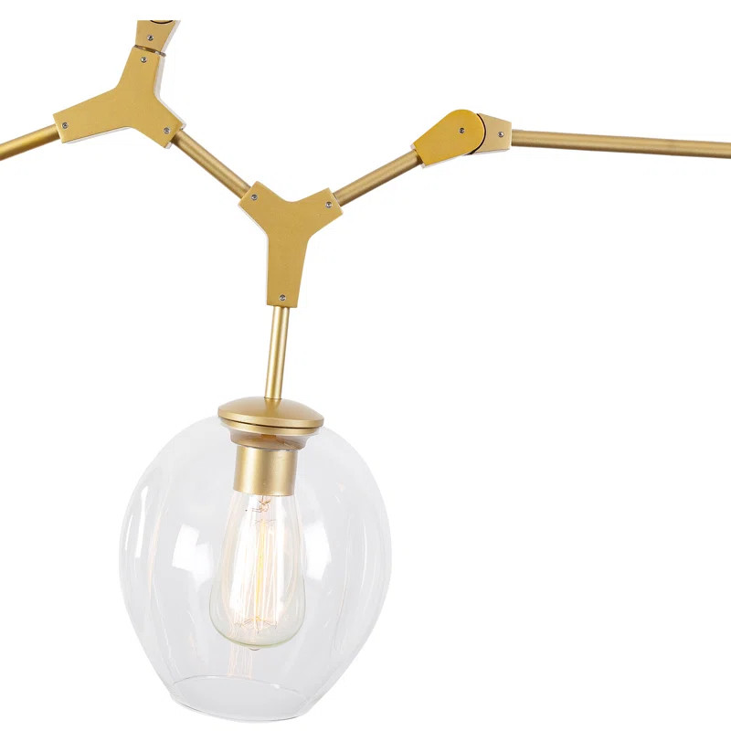 Janson 3 - Light Sputnik Modern Linear Chandelier | Wayfair North America