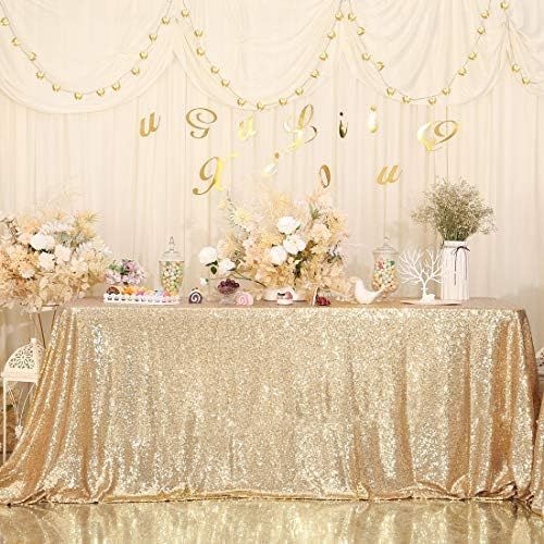 Gold Sequin table Cloth | Amazon (US)