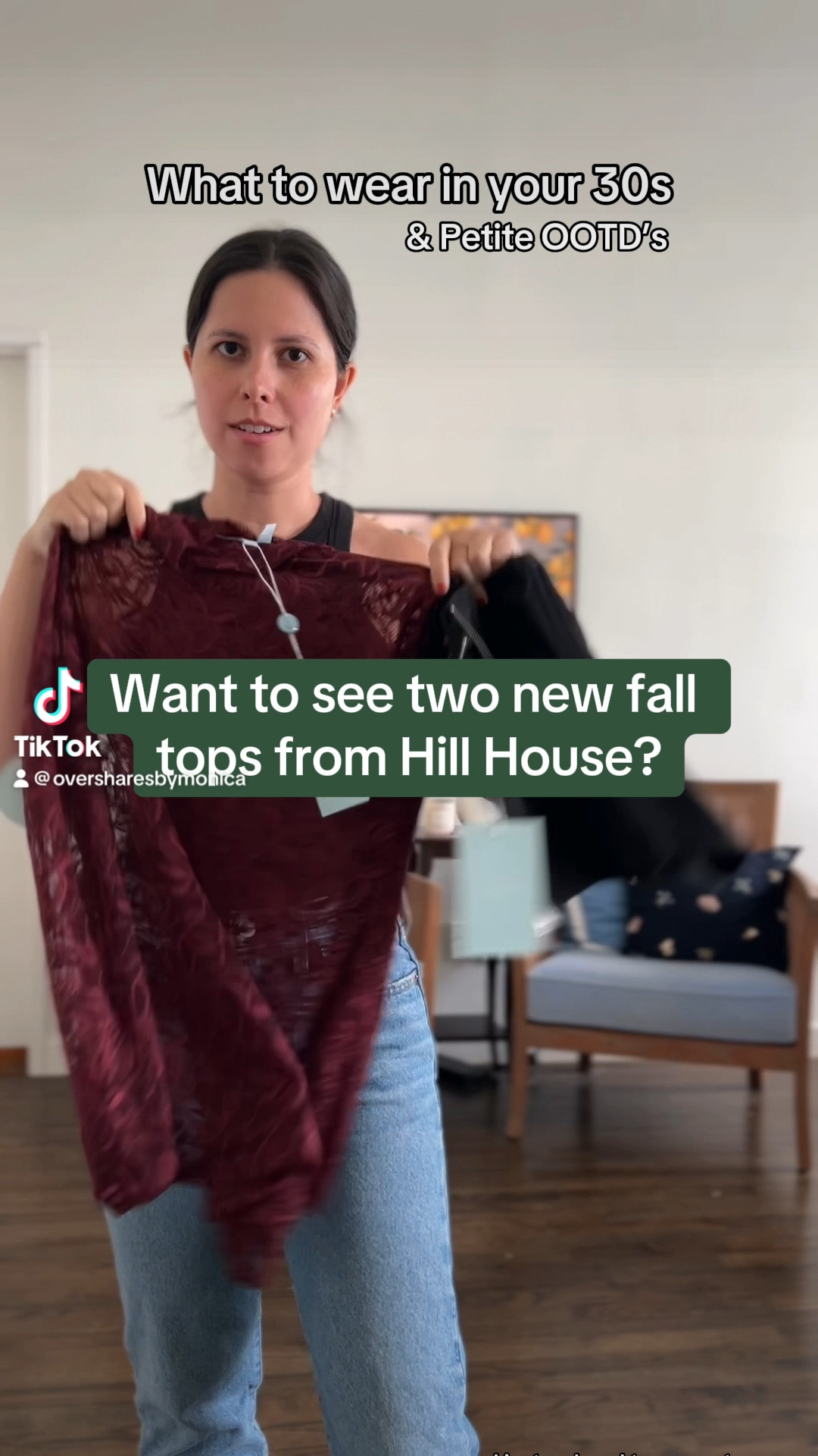 Fall tops, holiday outfit top, red top, hill house, holiday hill house, lace top, corset top, date night outfit, petite 

#LTKVideo #LTKHoliday #LTKstyletip