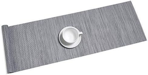 DOLOPL Table Runner Grey Table Runners Outdoor Table Runner 12"×108" Non-Slip Heat Resistant Eas... | Amazon (US)