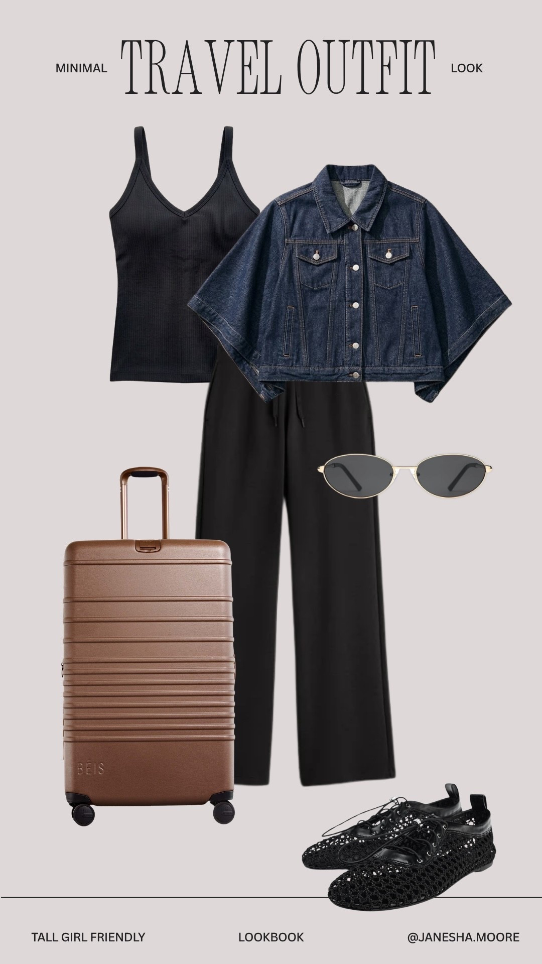 Love this little TRAVEL outfit. I’m wearing a small in the jacket, small and the tank top and then large towels in the bottom bottoms. I also linked a more affordable pair of American tall that I own that I love as well.

#LTKootd #LTKTall #LTKTravel