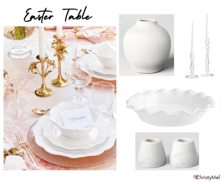 Create a beautiful Easter Table for entertaining with these pieces. 

#LTKSeasonal #LTKhome #LTKunder50
