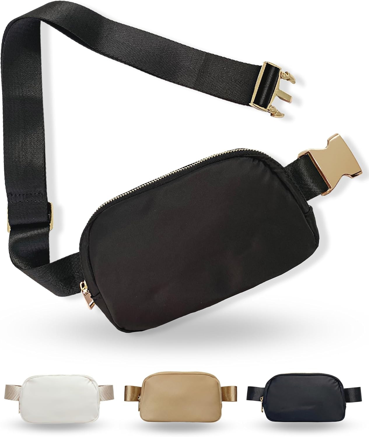 Boutique Belt Bag | Crossbody Bag Fanny Pack for Women Fashionable | Cute Mini Everywhere Bum Hip... | Amazon (US)