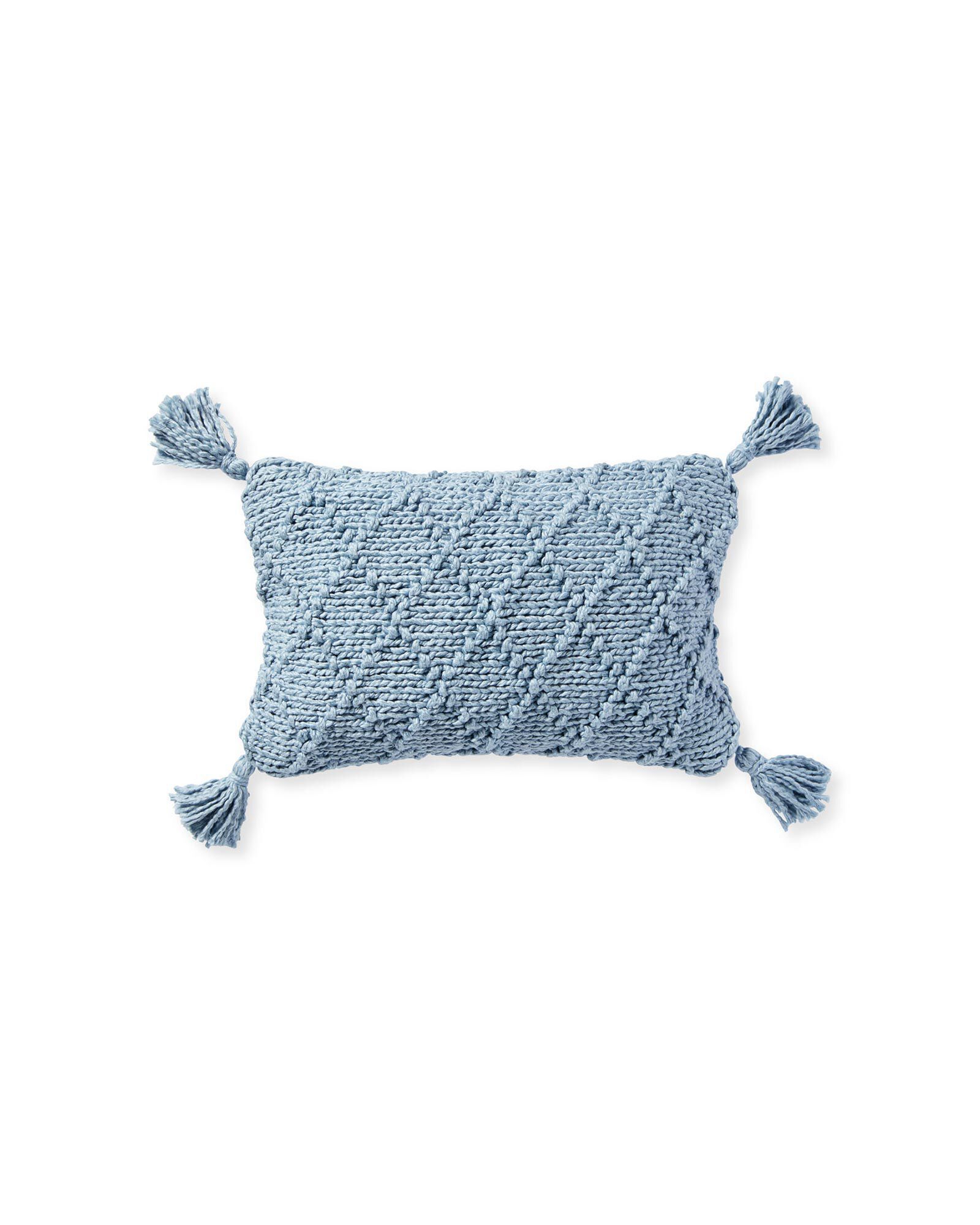 Fisherman's Knit Pillow Cover | Serena and Lily