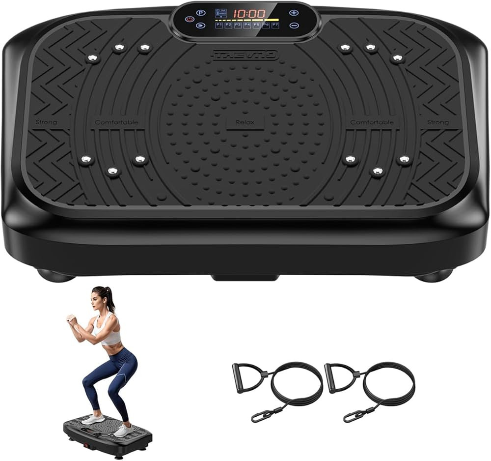 Vibration Plate Exercise Machine Lymphatic Drainage, Full Body Shaking Workout Vibrating Plate We... | Amazon (US)
