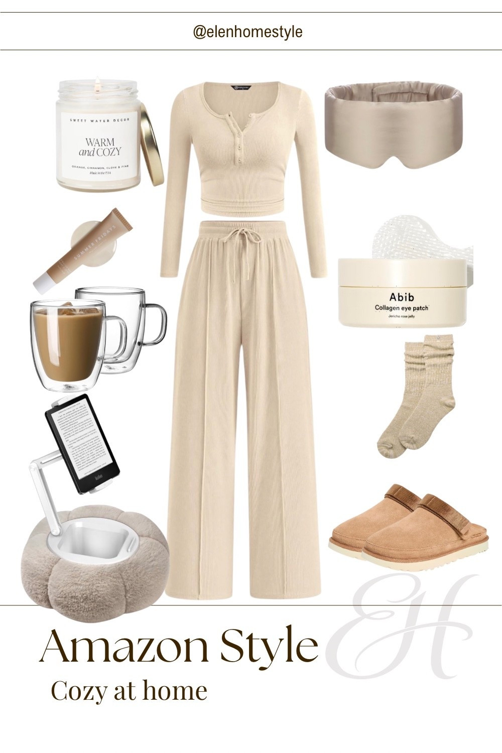 Soft neutrals + slow mornings 🤍

This is my favorite kind of at-home outfit — comfy ribbed lounge set, warm slippers, cozy socks, eye patches, a scented candle, and a hot latte in my double wall mug ☕️

Everything is linked in my LTK — perfect for a cozy self-care day, weekend reset, or peaceful morning routine.

Shop the full Amazon cozy edit ✨

#LTKhome #LTKstyle #LTKunder50 #AmazonFinds #AmazonStyle #CozyAtHome #NeutralStyle #CozyVibes #HomeAesthetic #MorningRoutine #ComfyStyle #SelfCareEssentials #AmazonFavorites #NeutralAesthetic #StayCozy

#LTKdayinmylife #LTKHome #LTKvlog