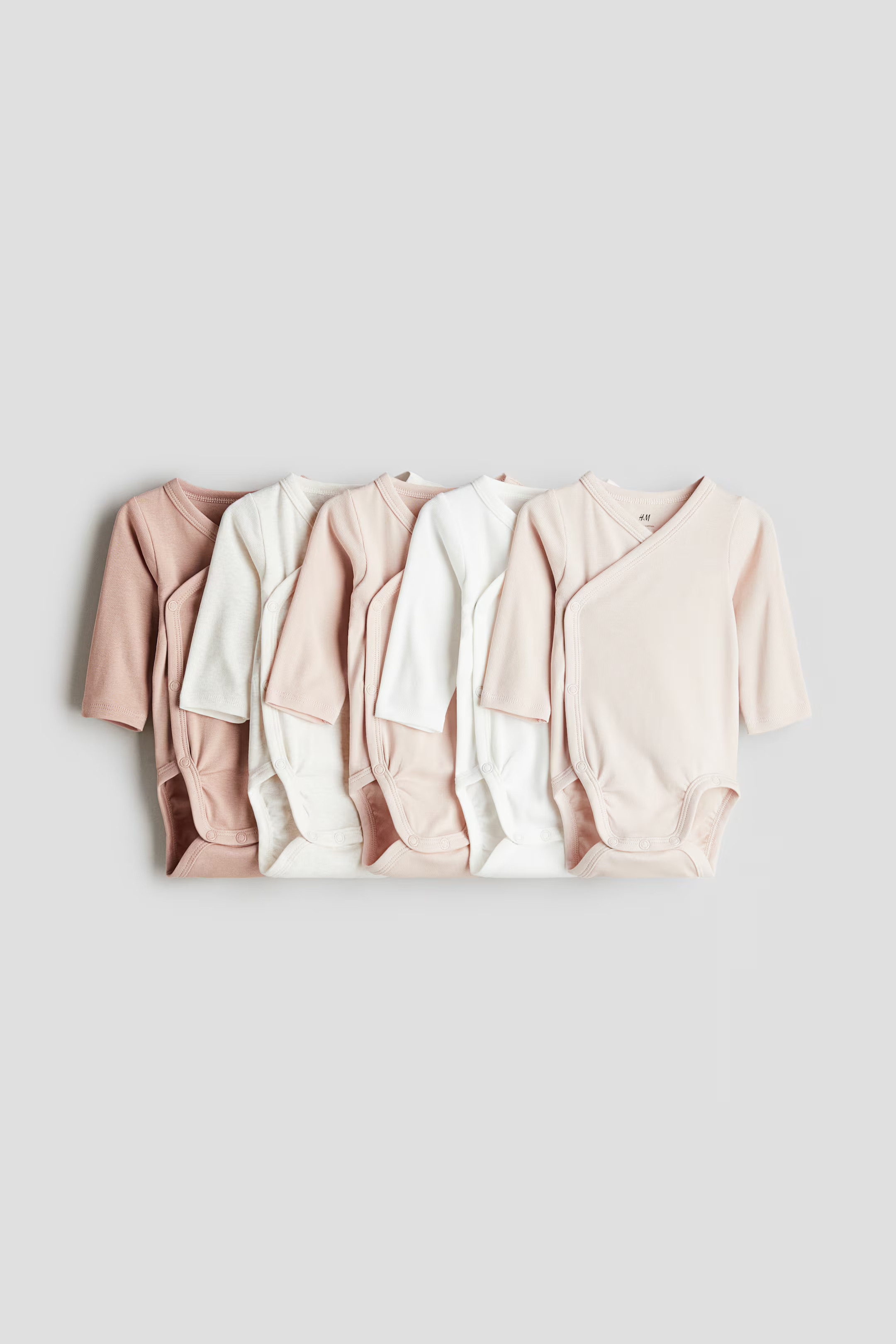 5-pack Wrapover Bodysuits | H&M (US + CA)