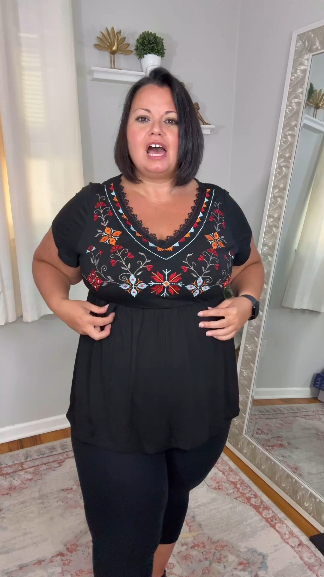 These boho tops are super friendly for my curvy babes!!! I love the cut and the colors! Lots of ways to style each of these! 
I’m wearing a size 1X in all three. 
.
Don’t forget to use my code JACQUELINE15 for a discount! 

#LTKMidsize #LTKWorkwear #LTKPlusSize