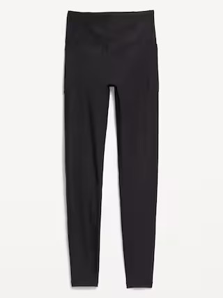 Extra-High Waisted PowerSoft Boundless 7/8 Pocket Leggings – No Front Seam | Old Navy (US)