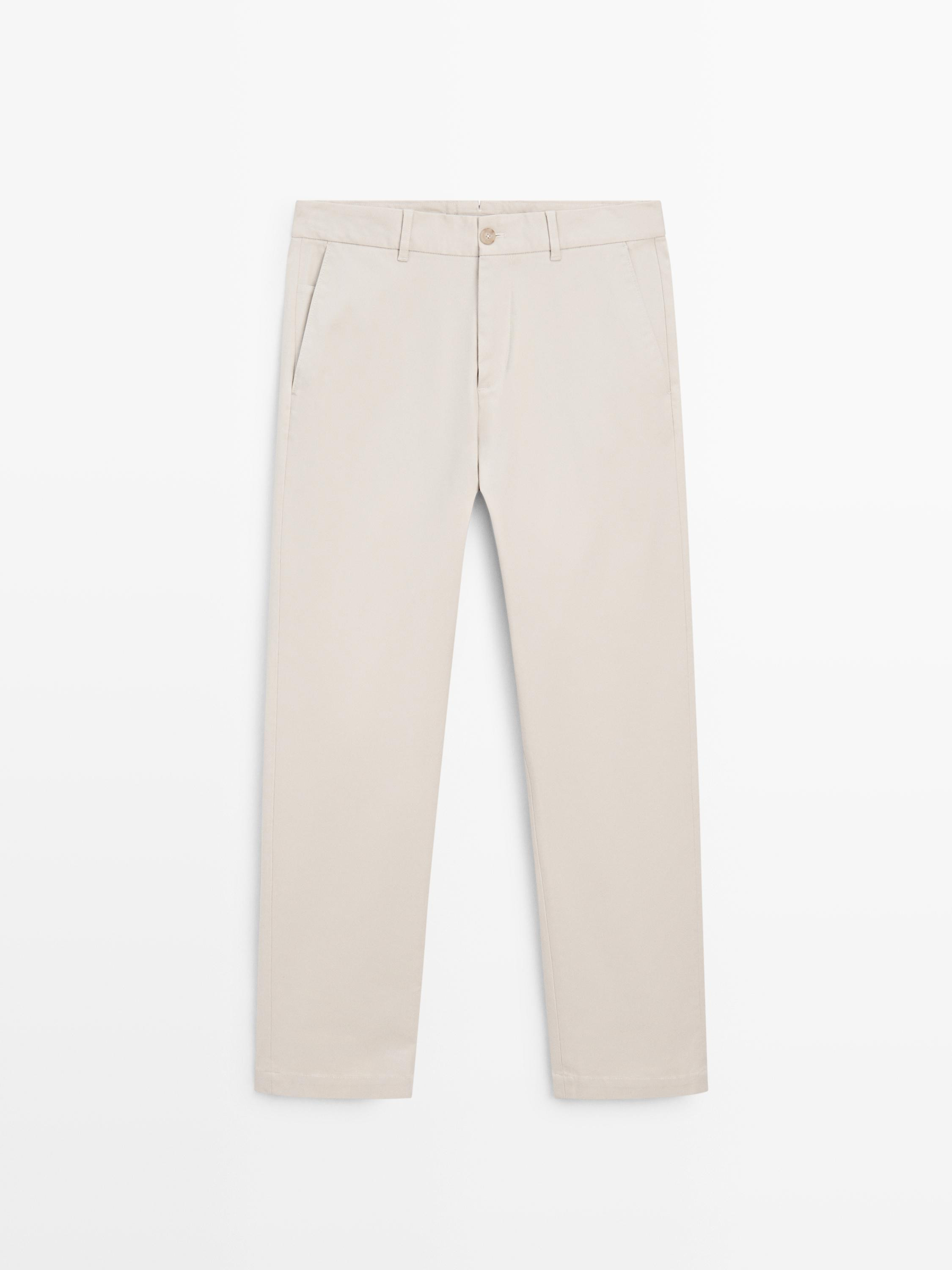 Tapered-Fit-Hose mit Baumwolle | Massimo Dutti DE