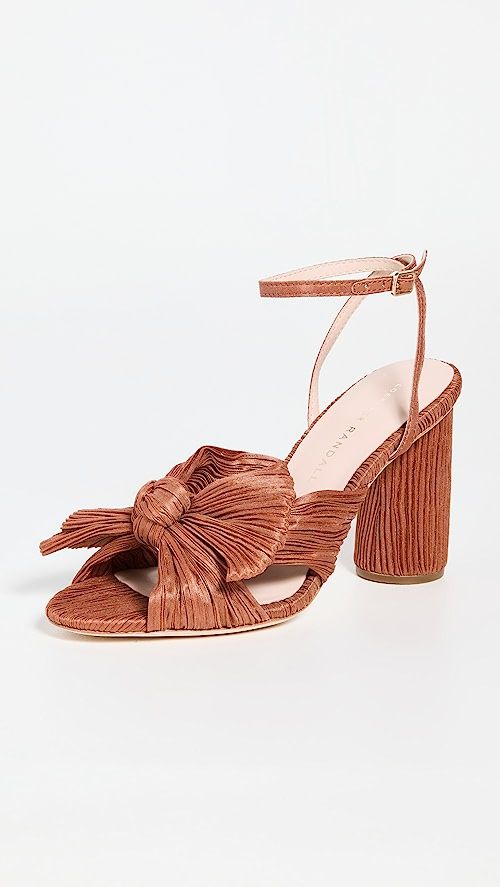 Camellia Pleated Bow Heel with Ankle Strap | Shopbop