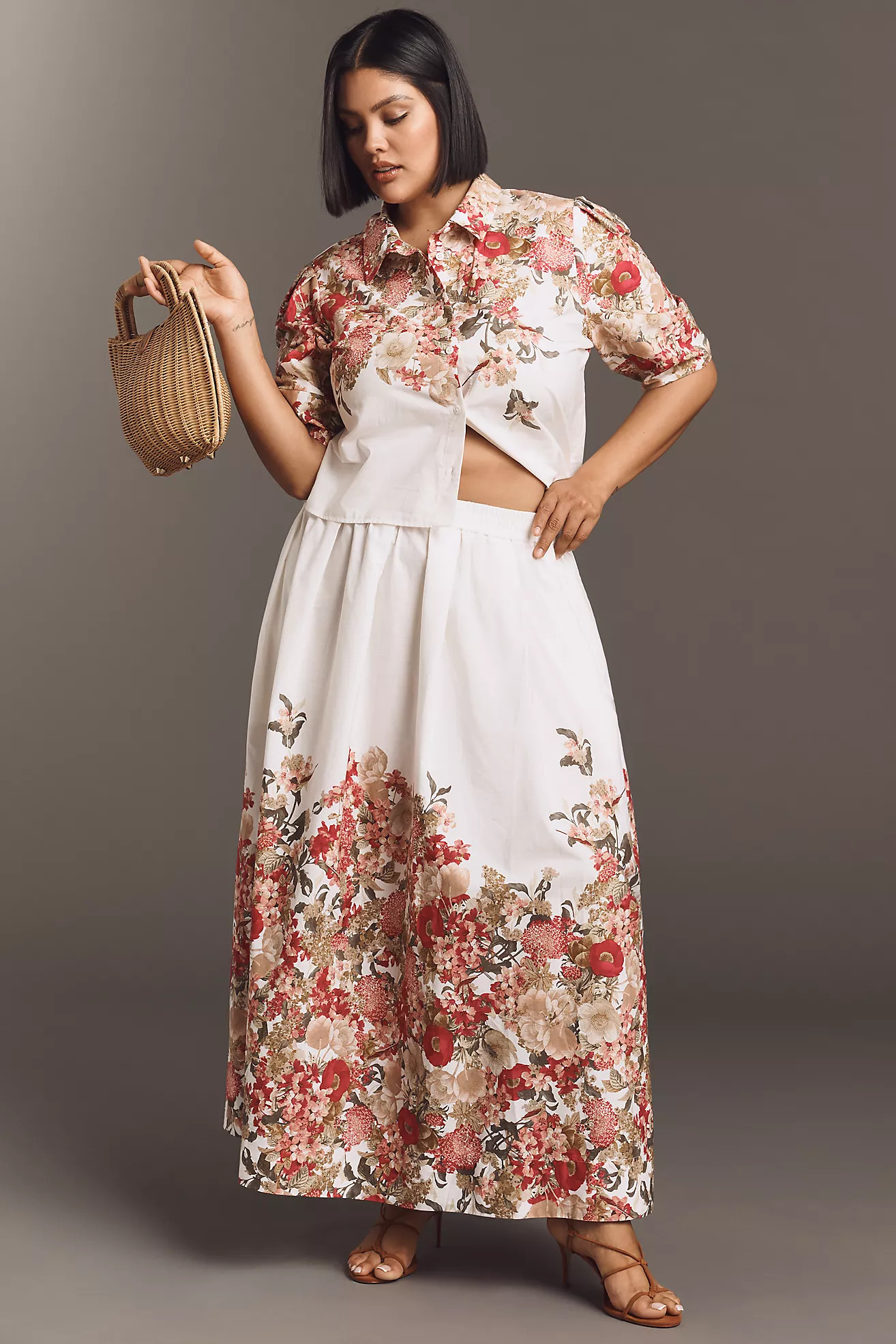 Maeve Pull-On Circle Skirt | Anthropologie (US)