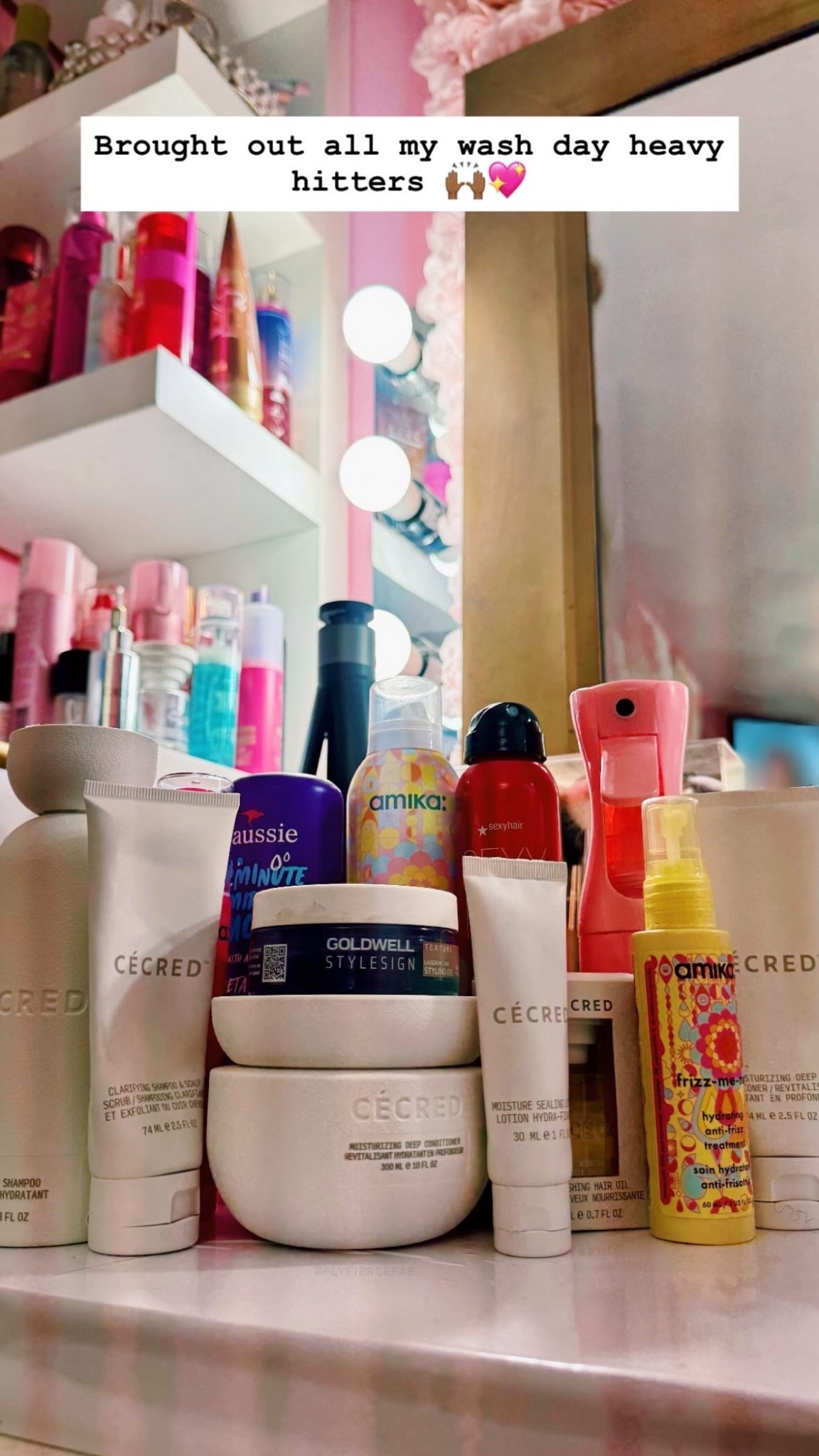 It’s wash day! Here are the staples in my hair care routine 💆🏾‍♀️🫧. 

For reference, I have type 4A/B natural hair that I’m heat training.

I’ve been using Cecred since January, and my hair feels SO much healthier 🙌🏾😩.

💖 SHAMPOOS | Cécred Clarifying Shampoo & Scalp Scrub + Hydrating Shampoo (LOVEEE this!)
💖 DEEP CONDITIONER | Cécred Moisturizing Deep Conditioner 
💖 HAIR OIL | Cécred Nourishing Hair Oil (I mix this with the Deep Conditioner & sit under my hair steamer)
💖 LEAVE IN | Aphogee Pro Vitamin
Leave In
💖 HEAT PROTECTANT | Amika The Blockade
💖 ANTI HUMIDITY SPRAY | Amika The Shield
💖 MOISTURIZER | Cécred Moisturizing Hair Lotion (I use a lil dab after heat protectant & anti humidity spray on damp hair before I blow dry)

Today I’m also trying Amika’s Frizz Me Not hydrating anti frizz  treatment & Big Sexy Hair’s Weatherproof Frizz Control Spray to help keep my hair from reverting in the heat.



#LTKBeauty