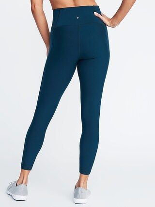 High-Waisted Elevate Built-In Sculpt 7/8-Length Compression Leggings For Women | Old Navy (US)