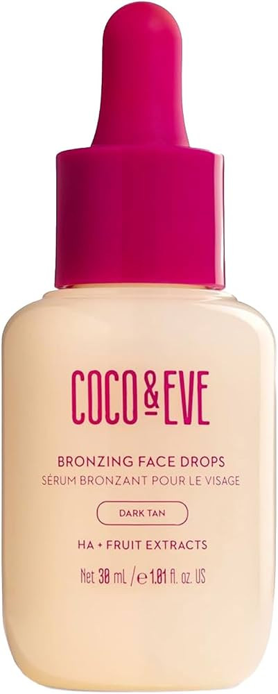 Coco & Eve Dark Bronzing Face Drops with Hyaluronic Acid | Amazon (CA)