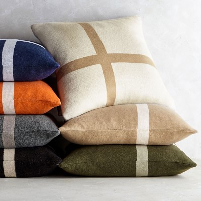 Cashmere & Wool Equestrian Pillow Cover | Williams-Sonoma