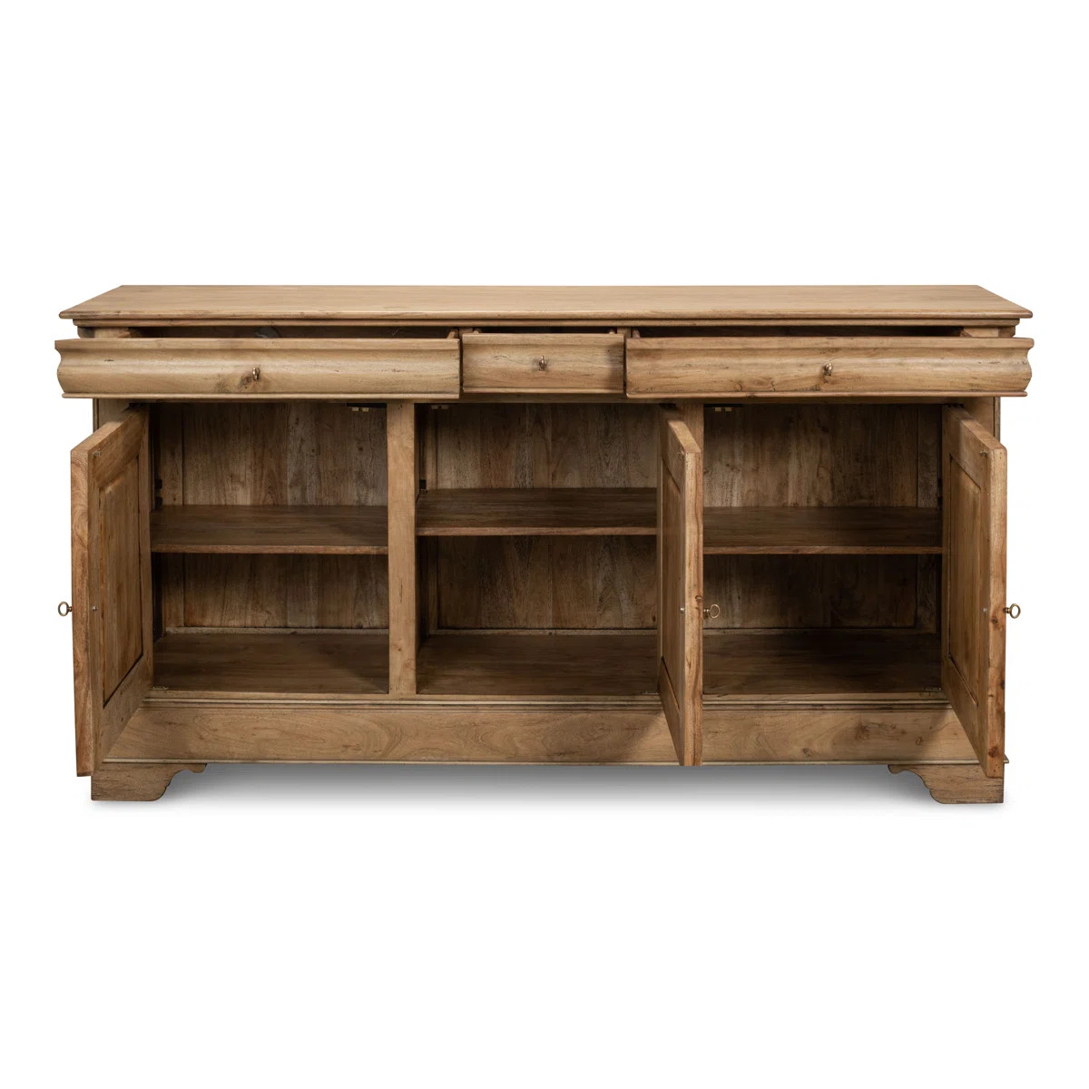 Cafe Au Lait 70'' Solid Wood Sideboard | Wayfair North America
