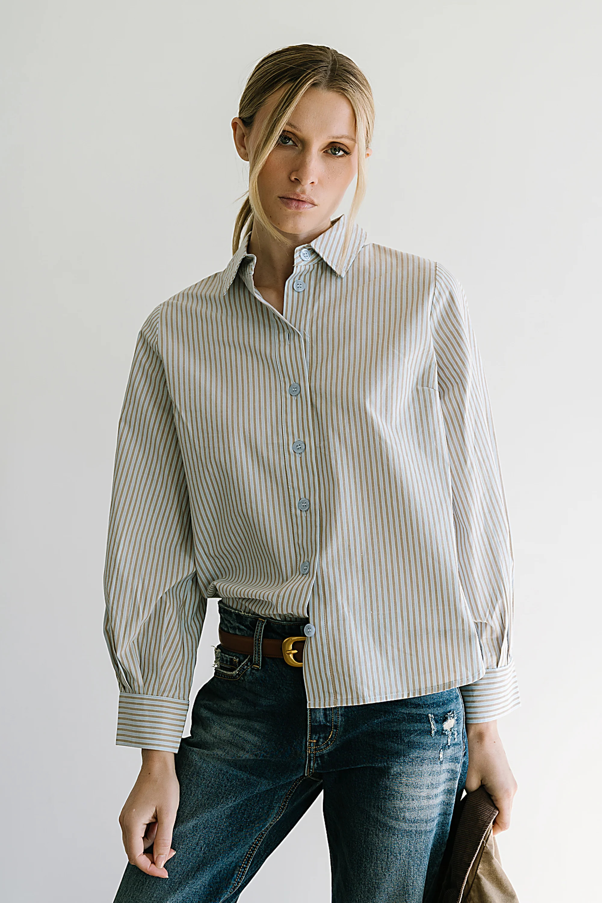 Ronnie Striped Button Up | Böhme US