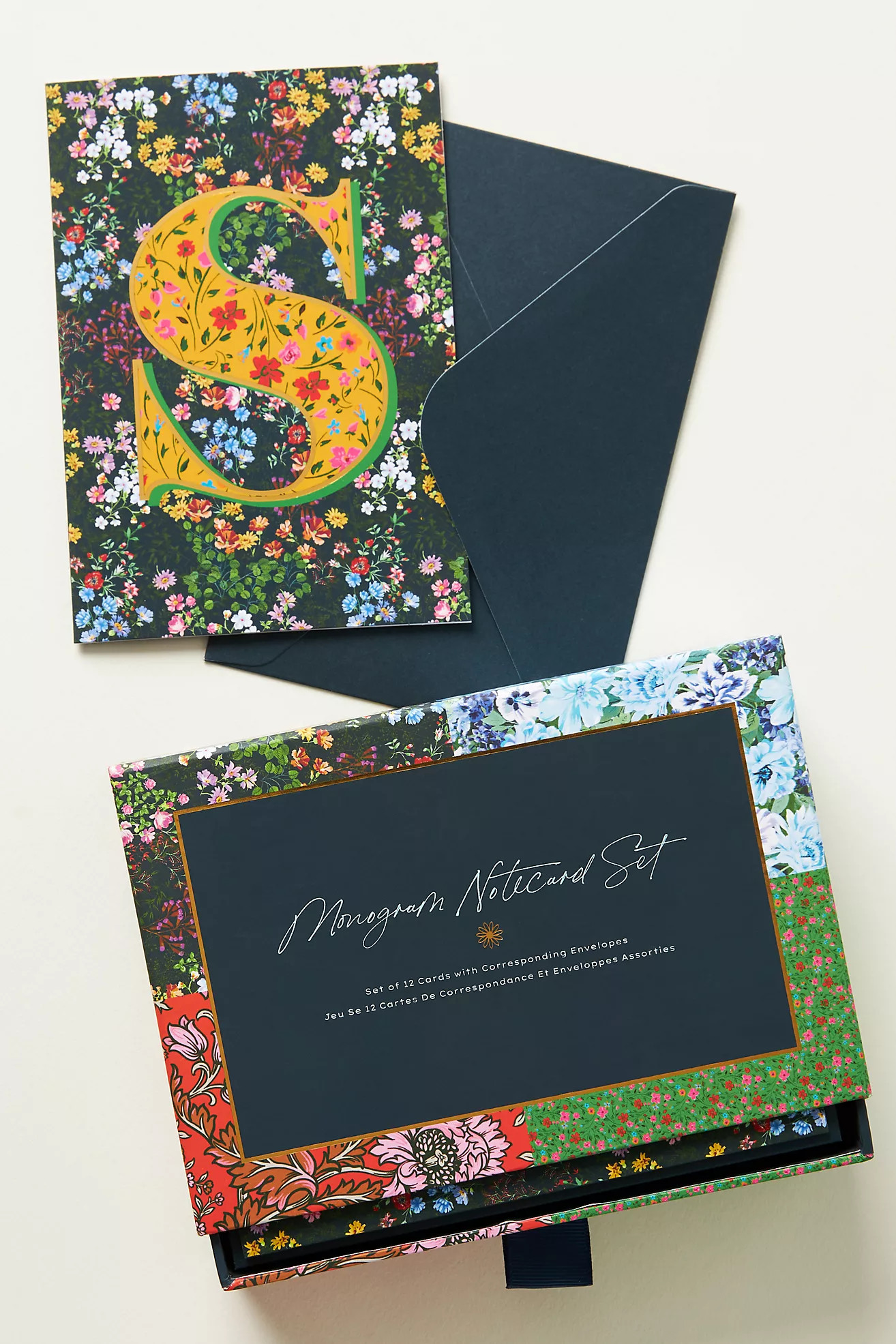 Omari Monogram Boxed Notecard Set | Anthropologie (US)
