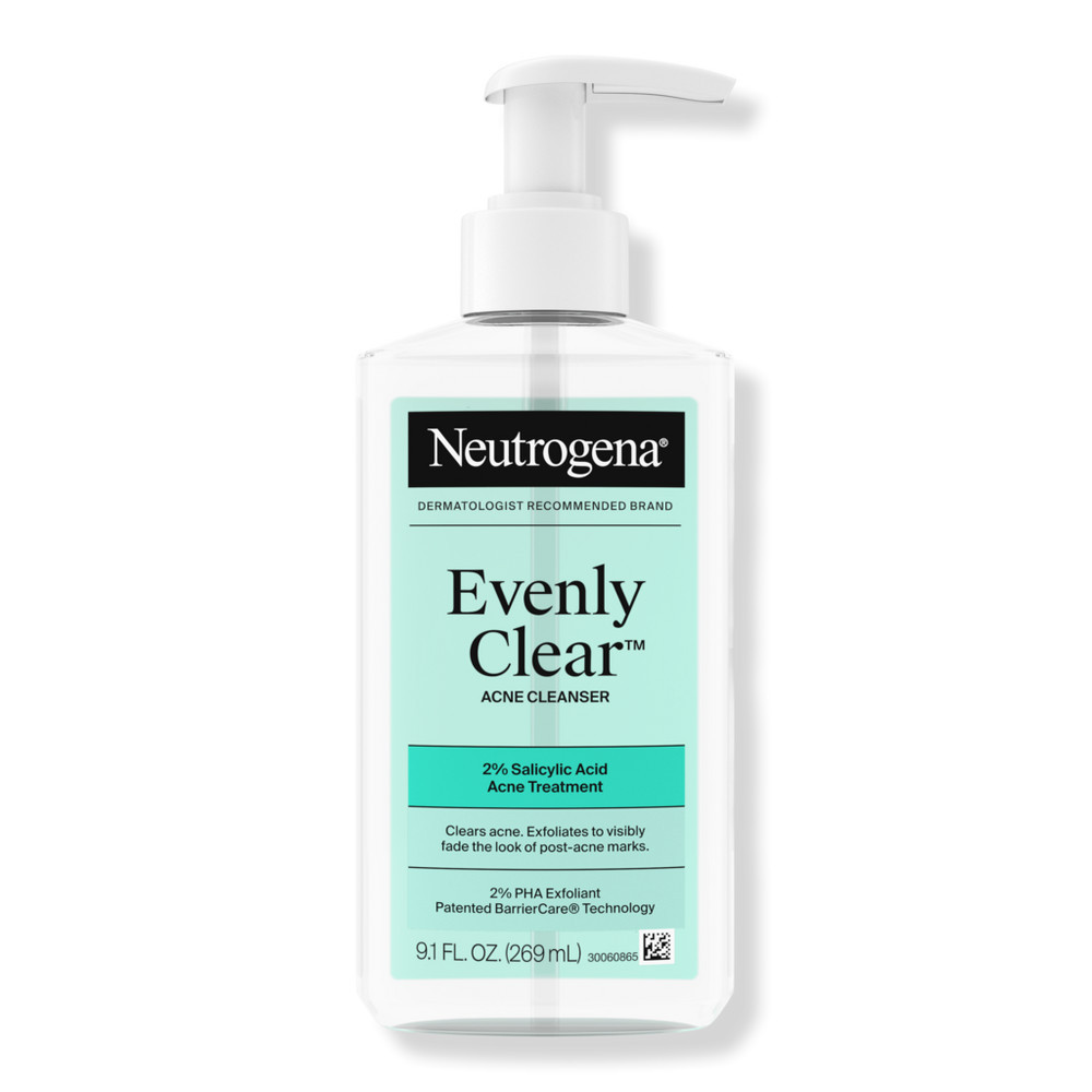 Neutrogena Evenly Clear Acne Cleanser with Salicylic Acid | Ulta