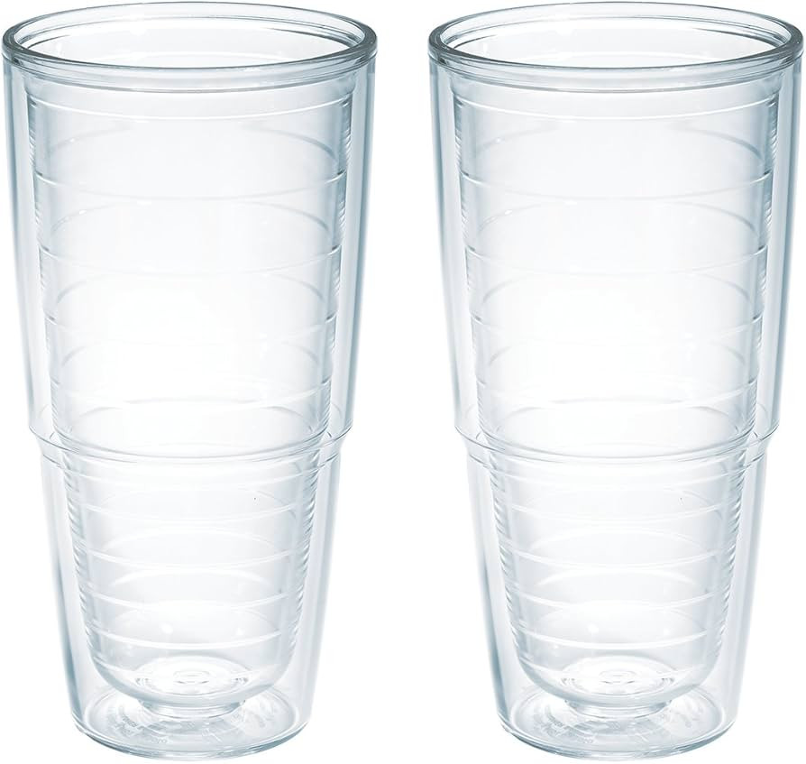 Tervis Clear & Colorful Tabletop Made in USA Double Walled Insulated Tumbler Travel Cup Keeps Dri... | Amazon (US)