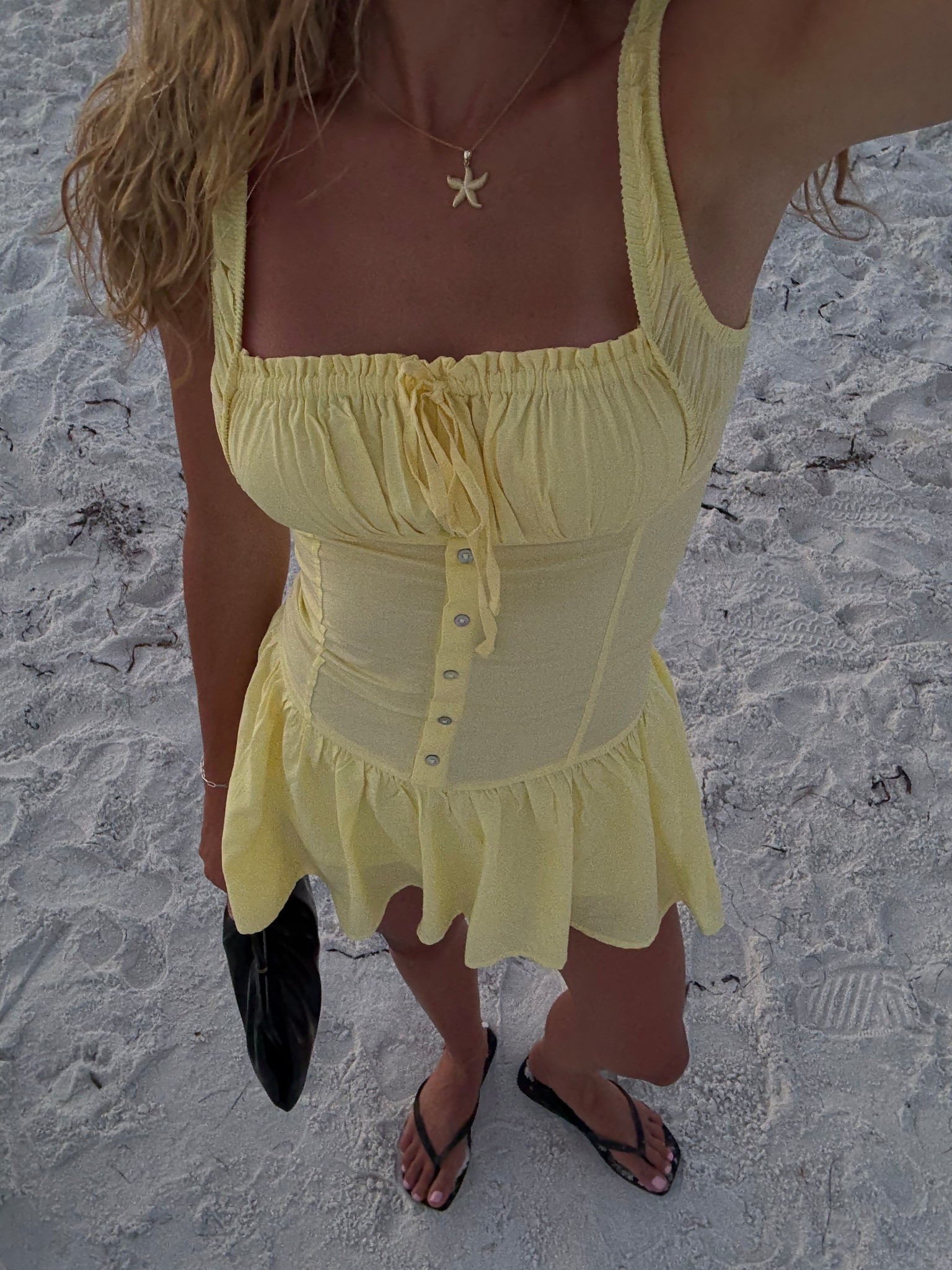 the perfect yellow dress + WAAWEES necklace 

#LTKActive #LTKSummerEdit #LTKSeasonal
