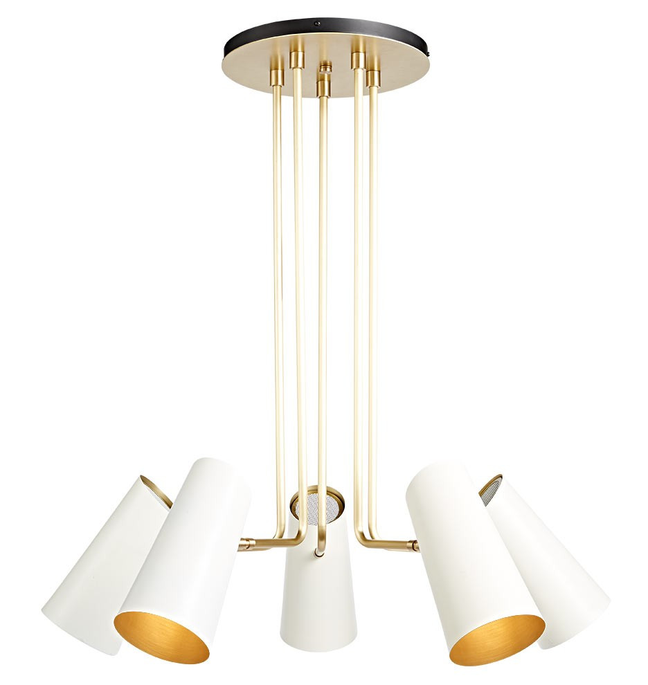 Cypress 5-Arm Chandelier | Rejuvenation