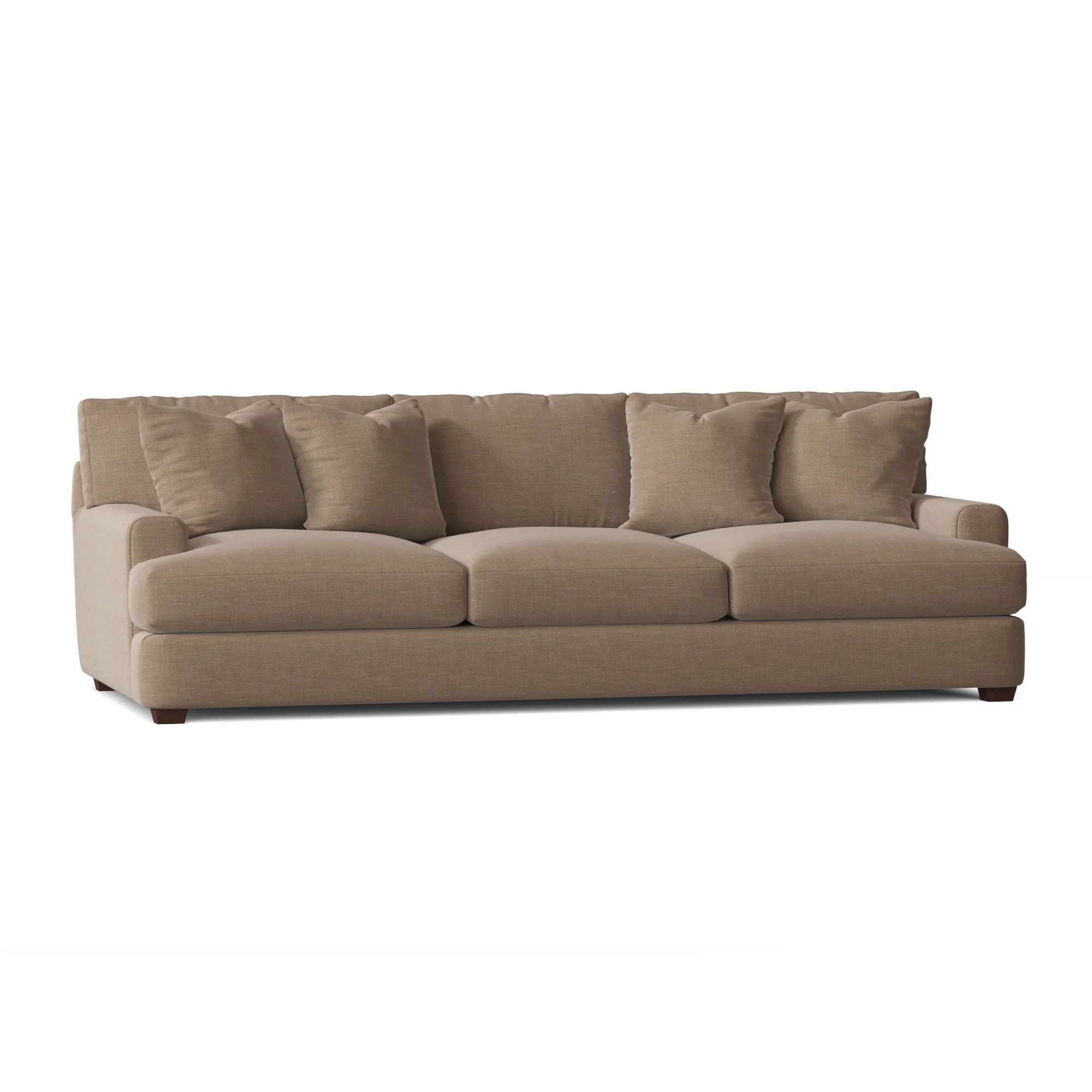 Emilio 90'' Recessed Arm Sofa with Reversible Cushions | Wayfair Professional