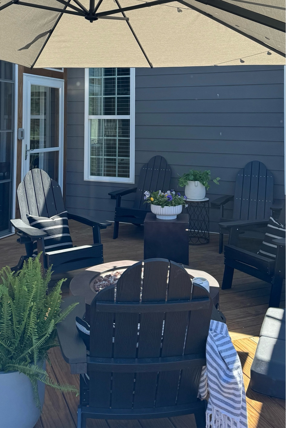 Adirondack Chairs

These Adirondack chairs are very comfortable and fold to store. I really love the cup holder. They’ve been outside since July and have weathered very well. They’re not too hot in summer which is a plus.

#LTKparties #LTKhome #LTKSeasonal