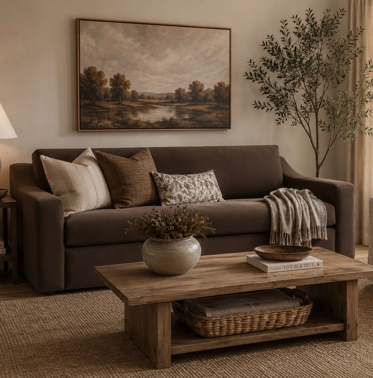 This sofa looks like Amber Lewis picked it out herself. It looks so high end. It’s from Walmart and only around $900.

#LTKHome